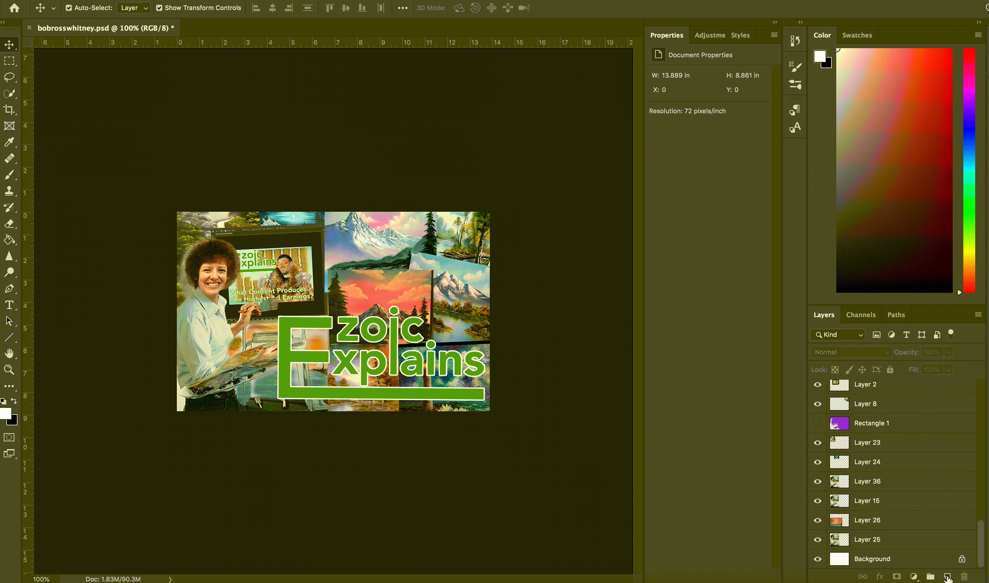 how to fill in the background in photoshop