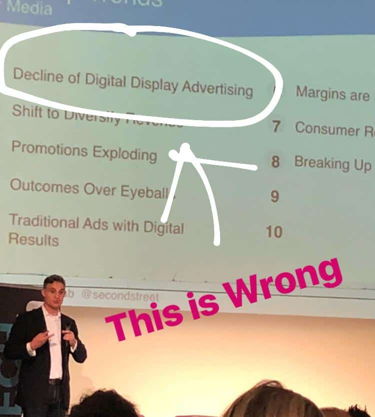 declining display ad rates
