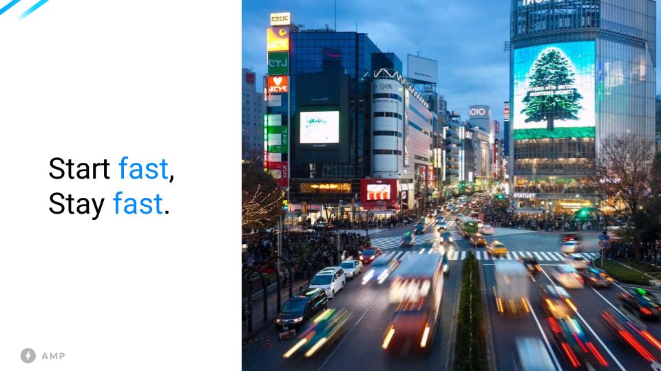 google amp speed