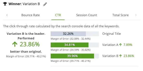 Title tag tester for SEO