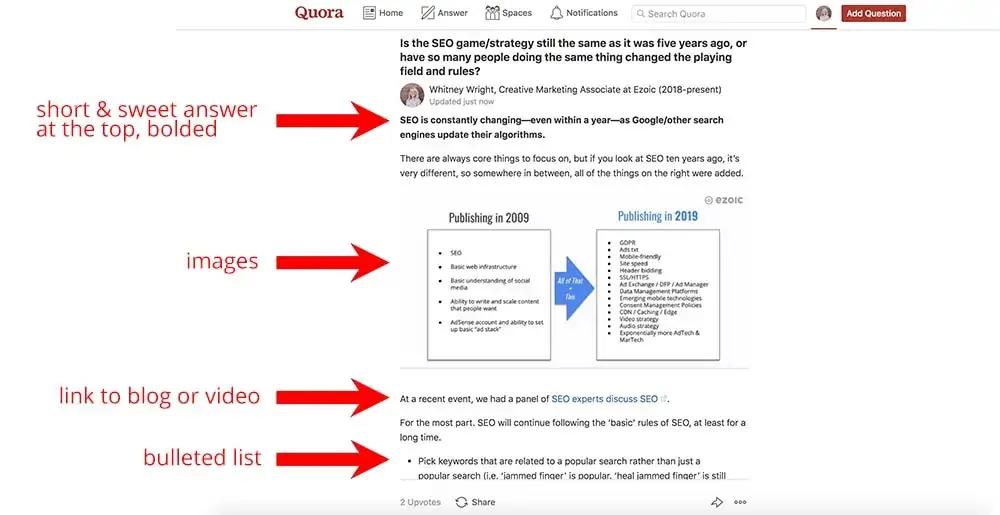 how to get website traffic from quora 2020