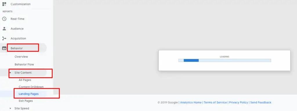 Google Analytics by combing landing page session