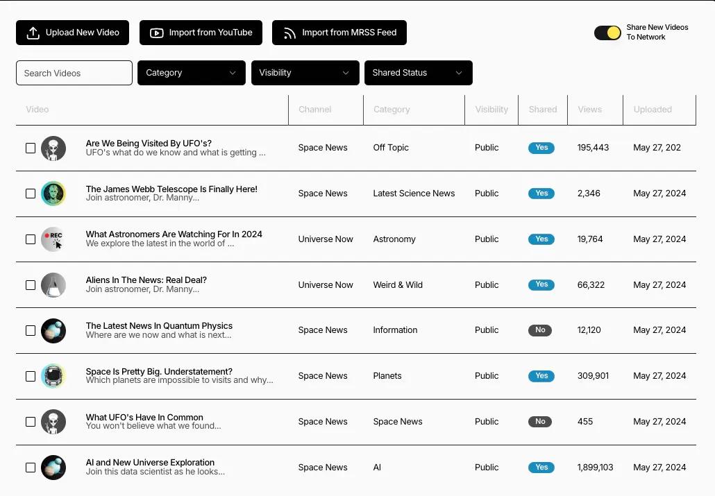 video ad network