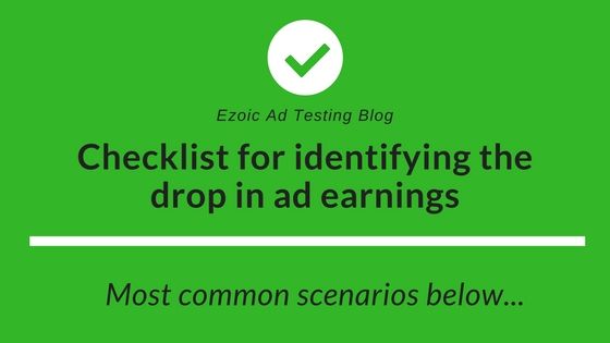 why is ad earnings dropping - adsense