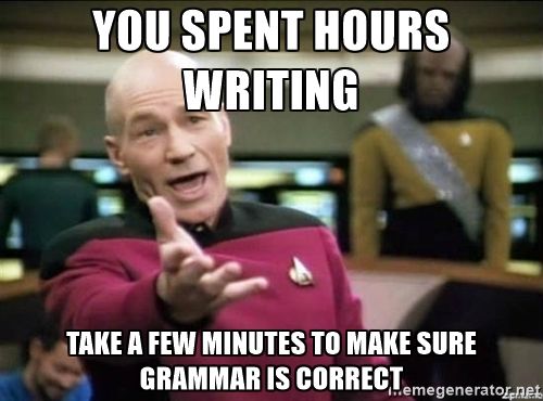 grammatically correct