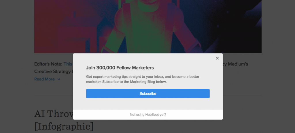 exit pop-up interstitial penalty