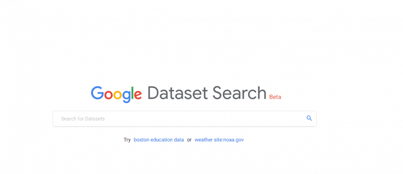 google dataset search