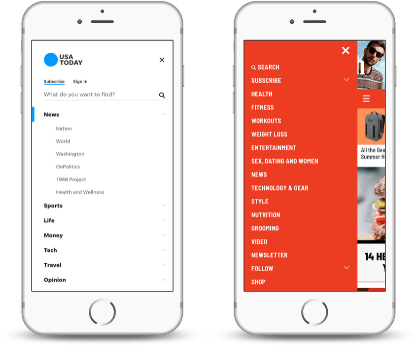 mobile website layout tips and tricks