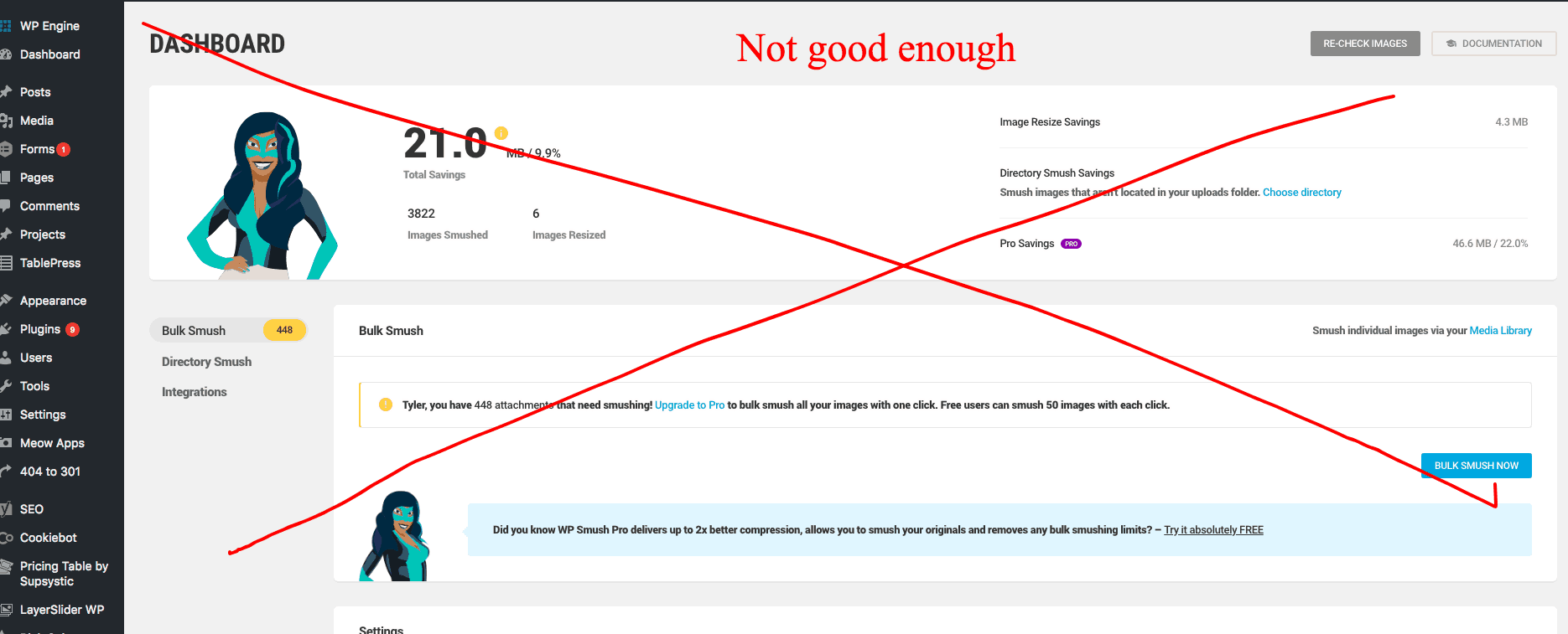 wordpress image compression